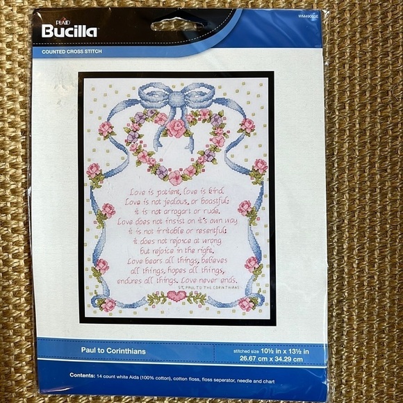 Bucilla Counted Cross Stitch - Picture 1 of 6